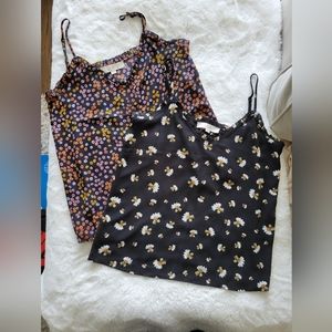 Lot of two Floral cami tops🌷